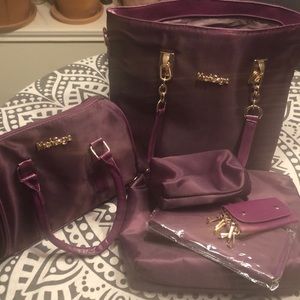 Purple purse and bag bundle- NEW!